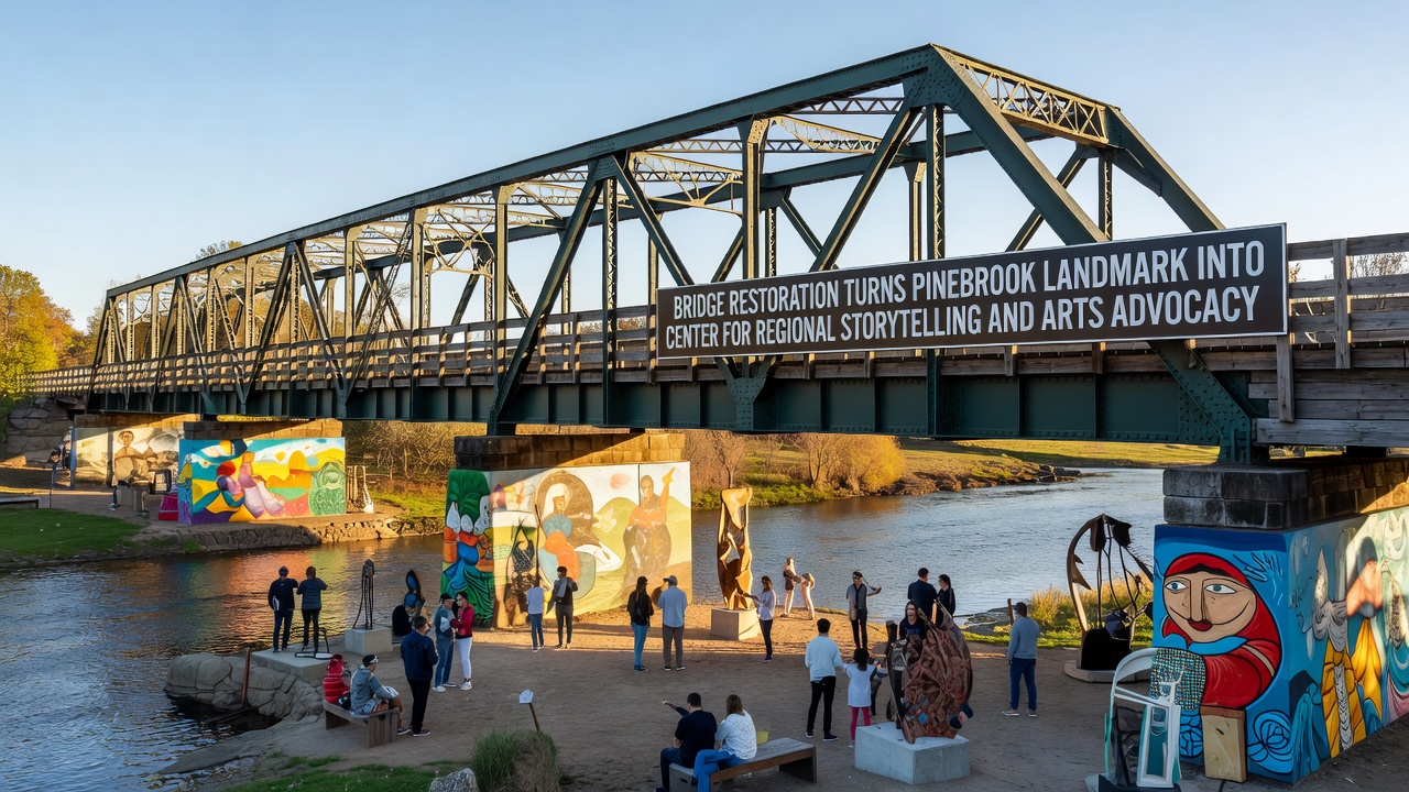 Bridge Restoration Turns Pinebrook Landmark into Center for Regional Storytelling and Arts Advocacy