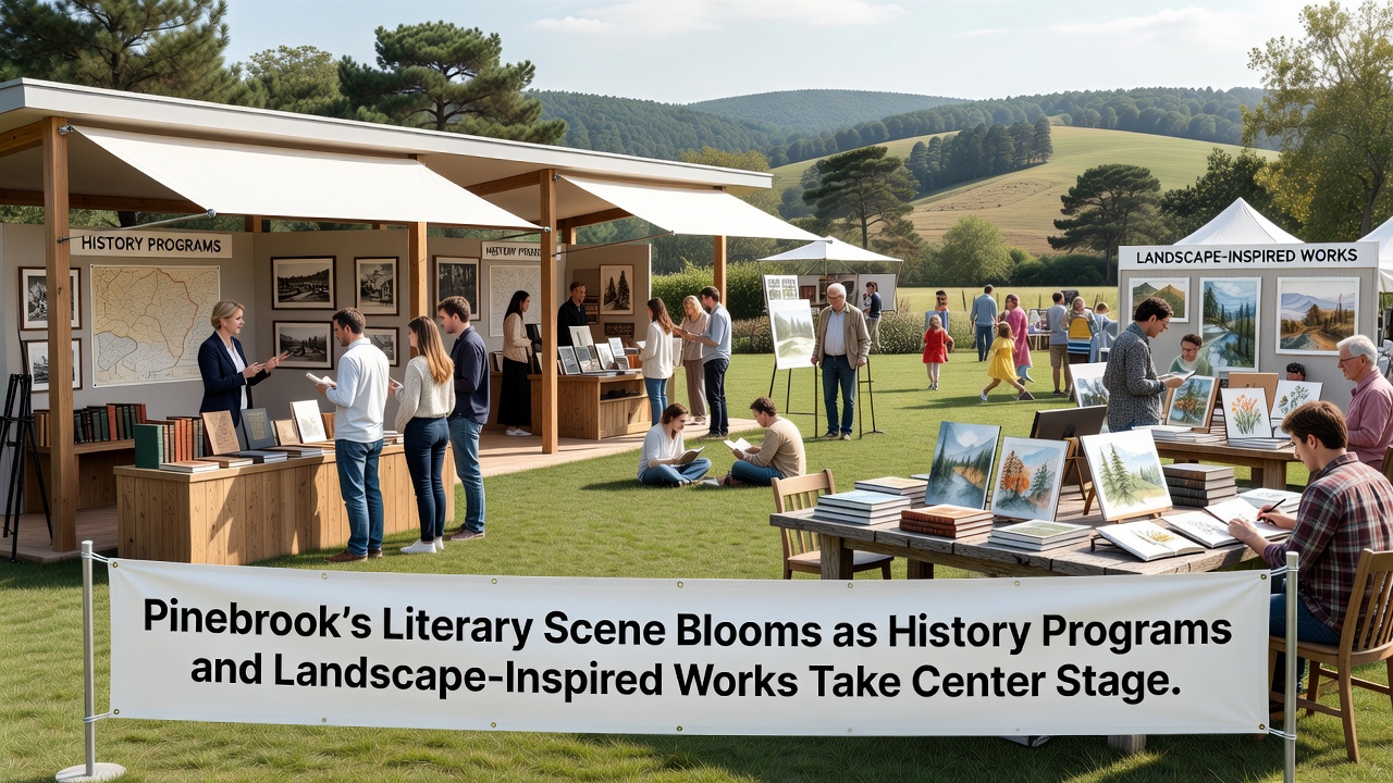 Pinebrook's Literary Scene Blooms as History Programs and Landscape-Inspired Works Take Center Stage
